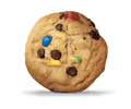 Chocolate Chip Rainbow Candy Cookie